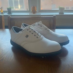 FootJoy White Professional Golf Shoes (Size: 10 1/2 Mens)